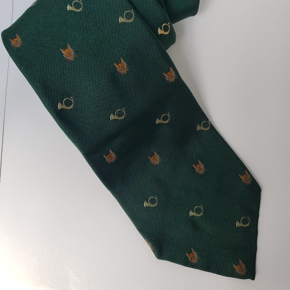 Men's Hunter Green Vintage Jaeger Tie